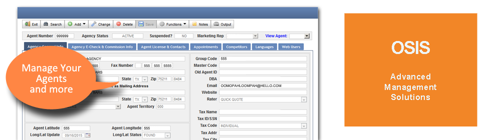 OSIS - Advanced Management Solutions - Manage Your Agents